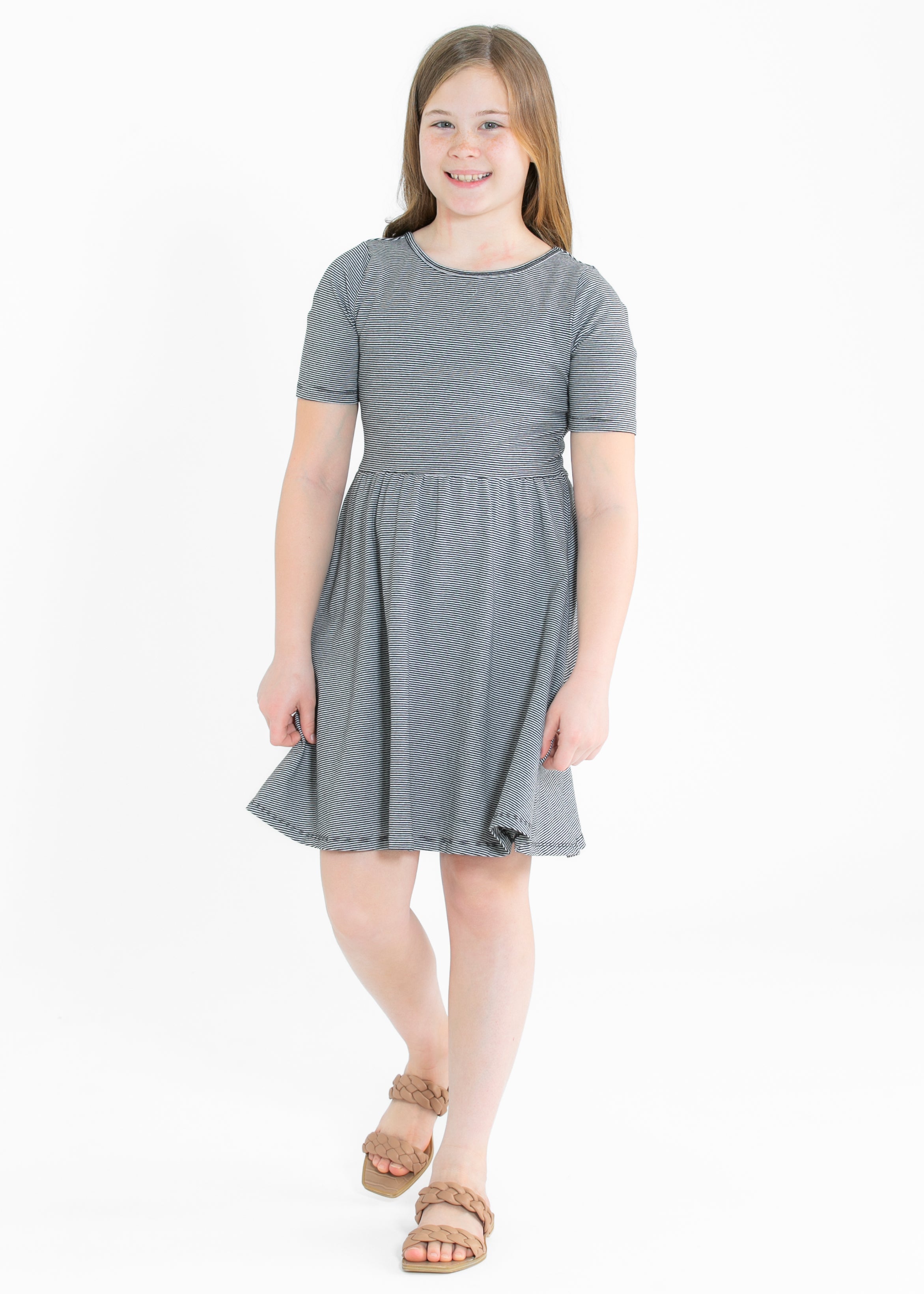 Girl's Saylor Skater Midi Dress