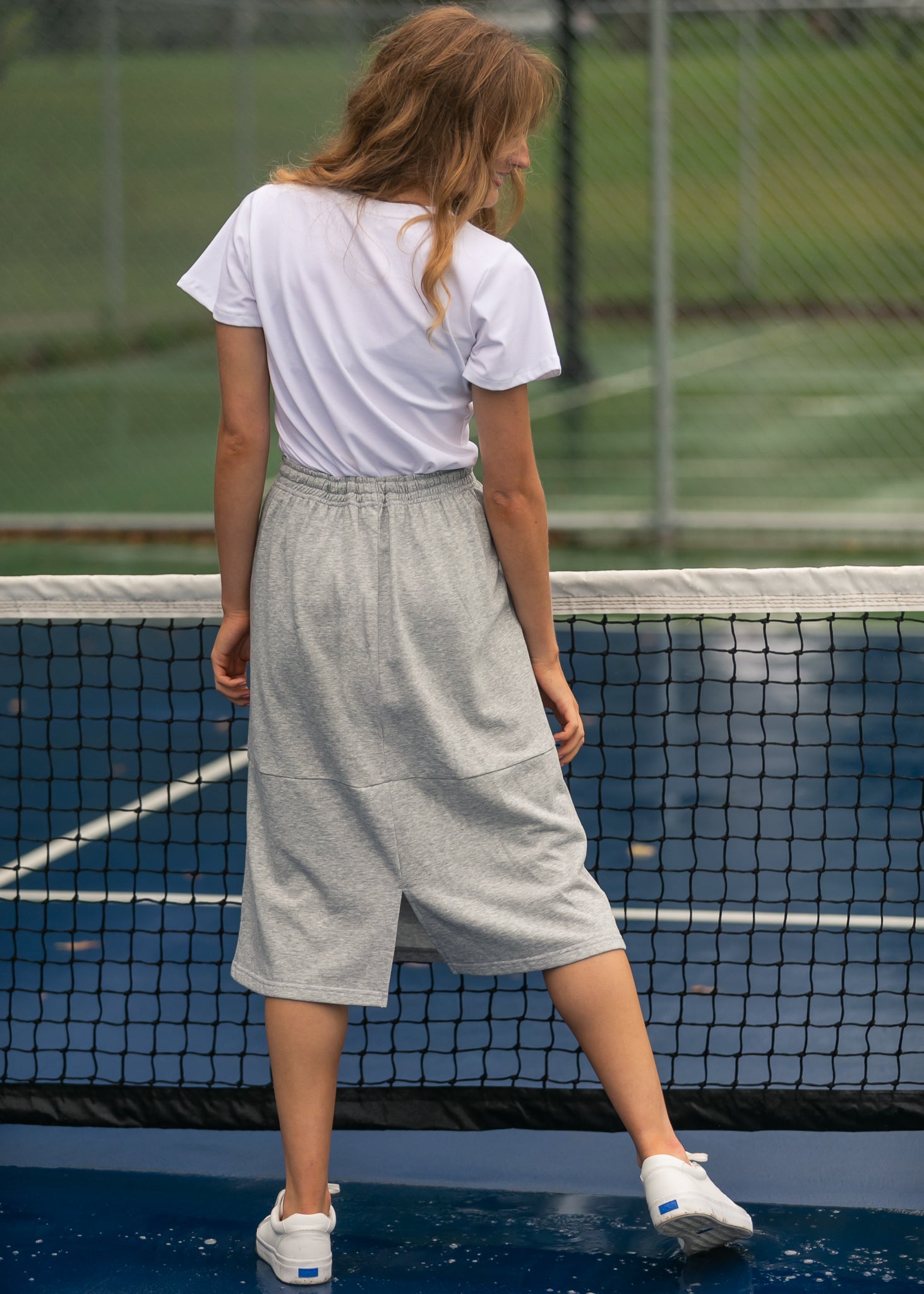 Gracie Midi Sweatshirt Skirt