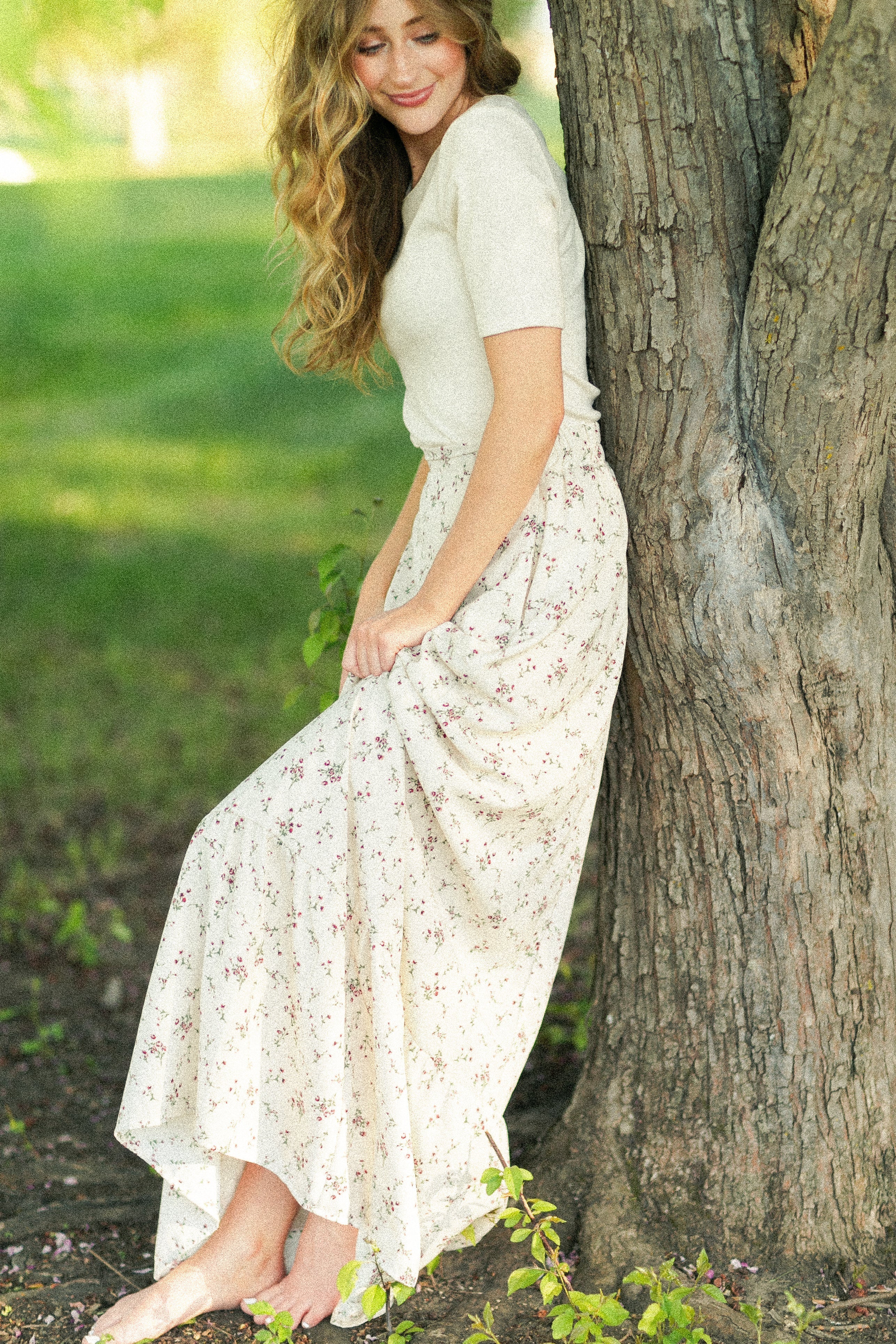 Havyn Lined Maxi Skirt