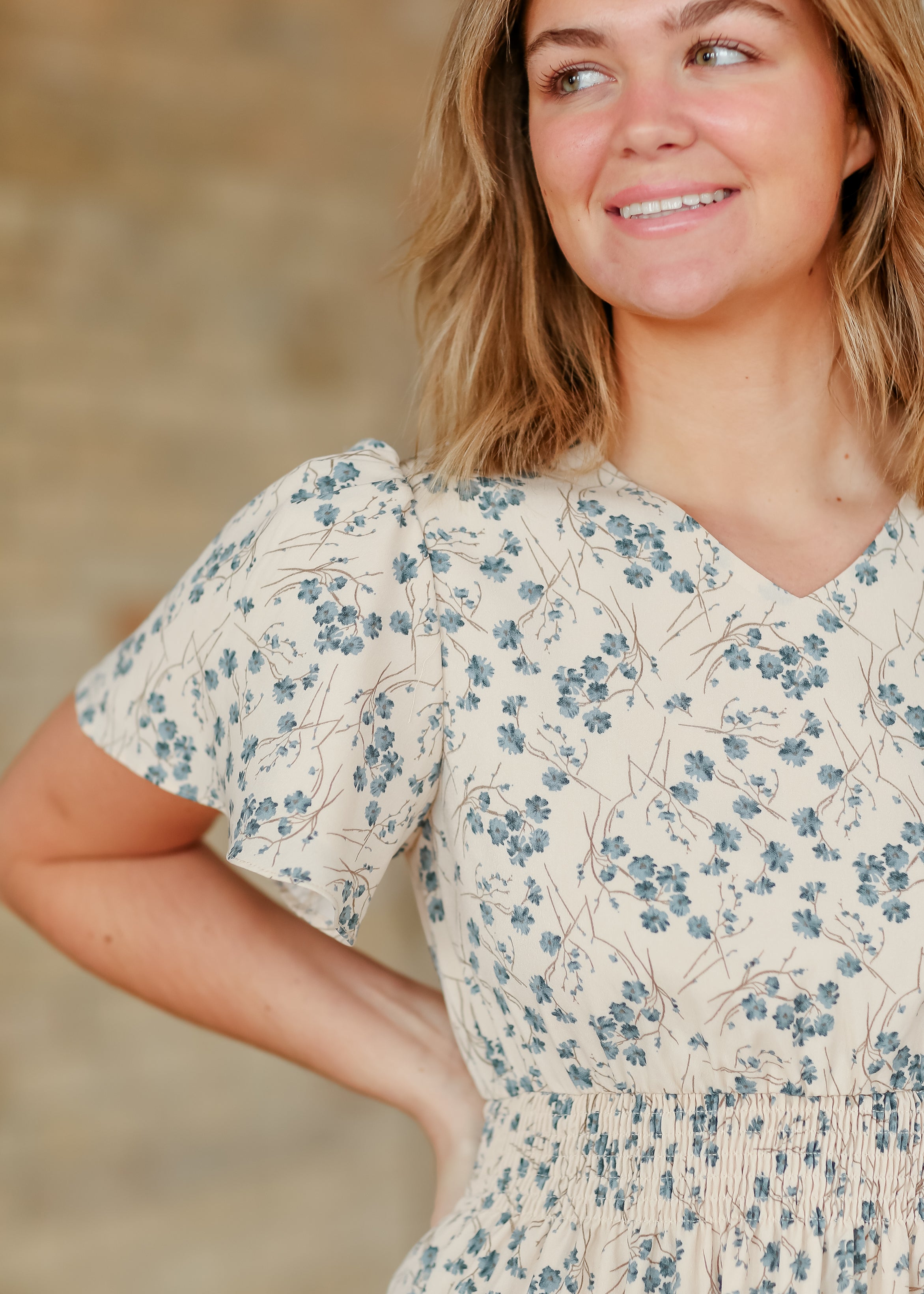 Isabella V-Neck Floral Maxi Dress - FINAL SALE