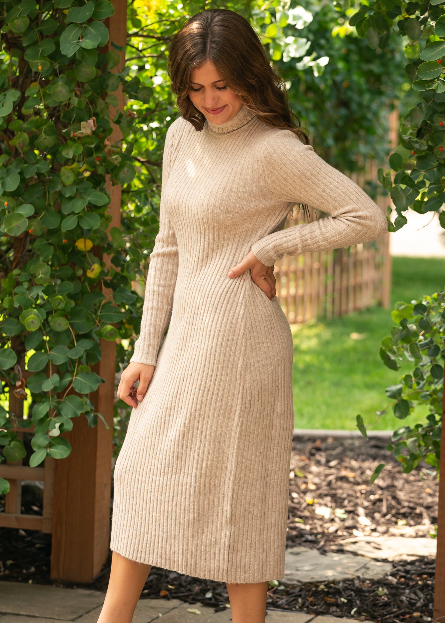 Juliette Turtleneck Maxi Dress