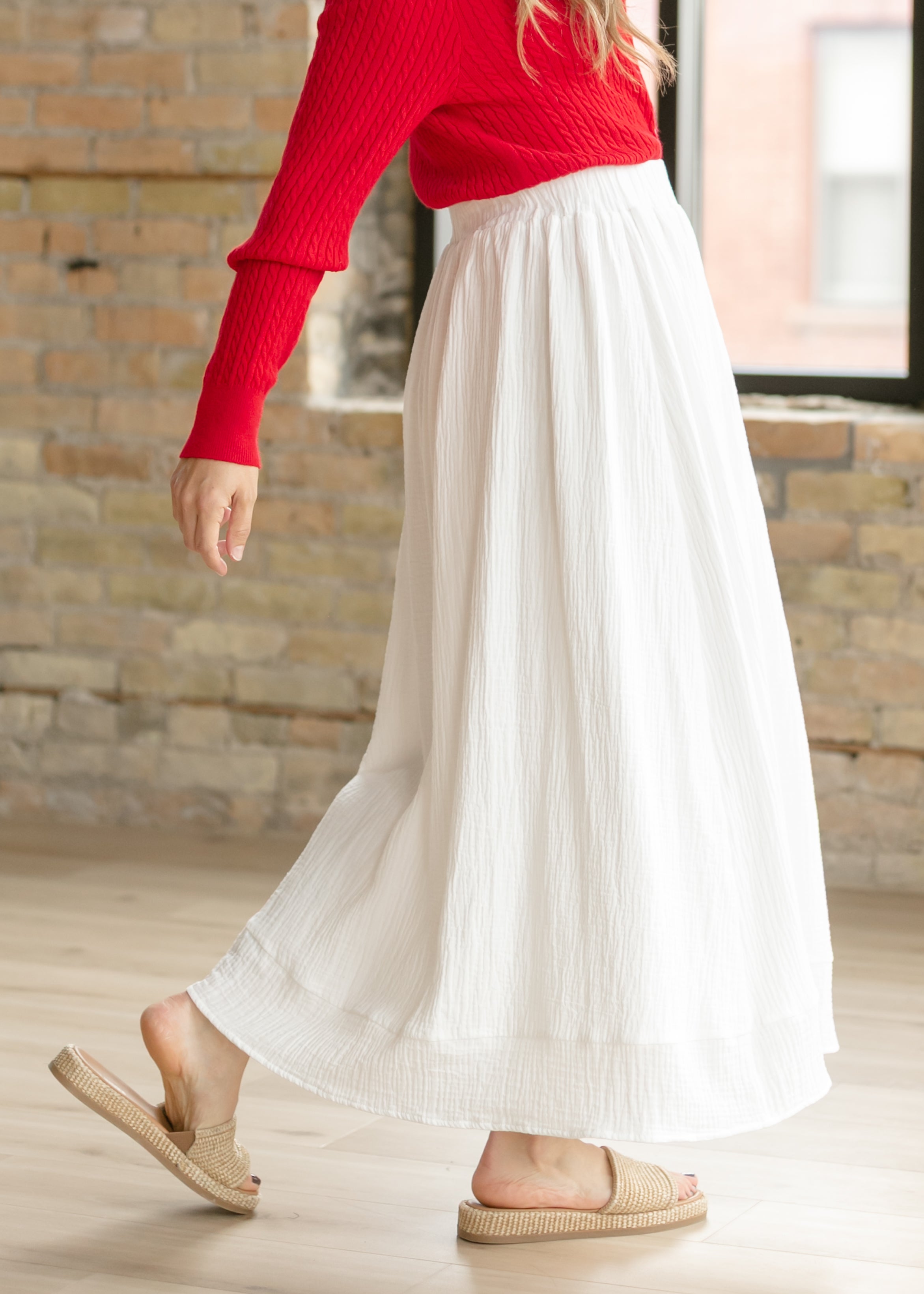 Kalani Cotton Gauze Maxi Skirt