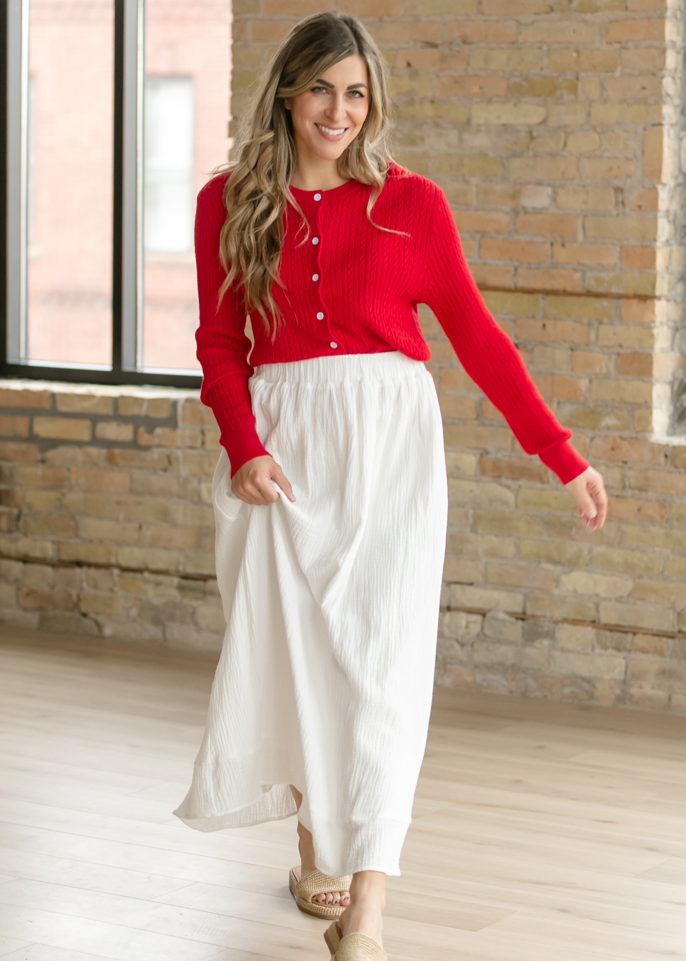 Kalani Cotton Gauze Maxi Skirt