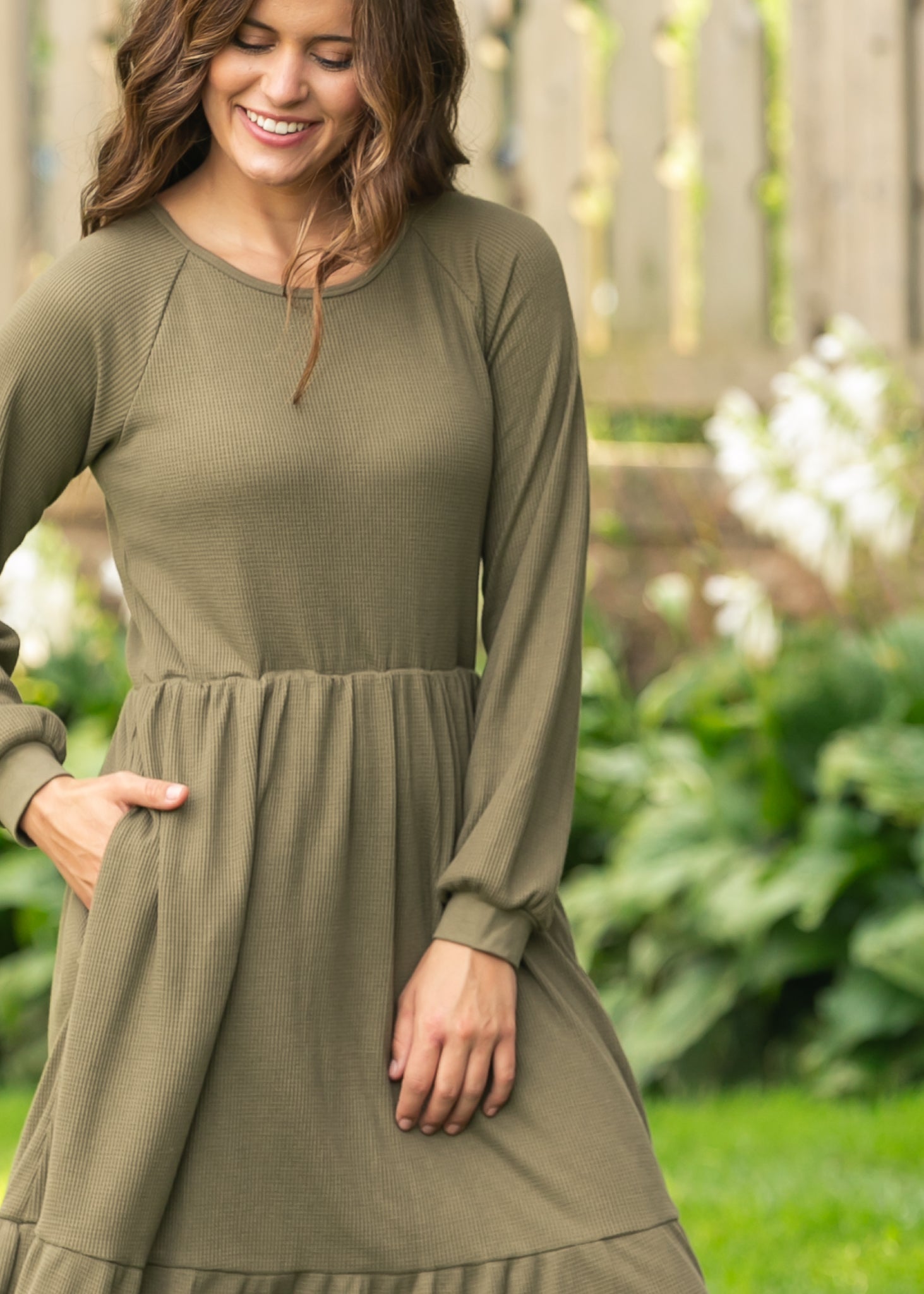 Luna Tiered Midi Dress