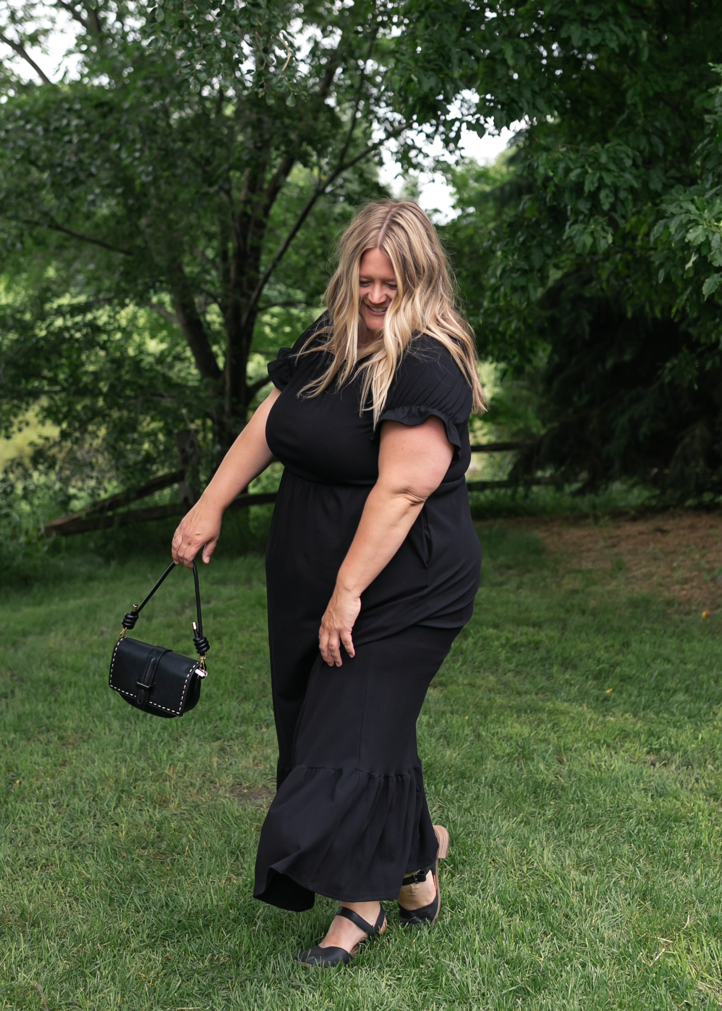 Amy Puff Sleeve Maxi Dress