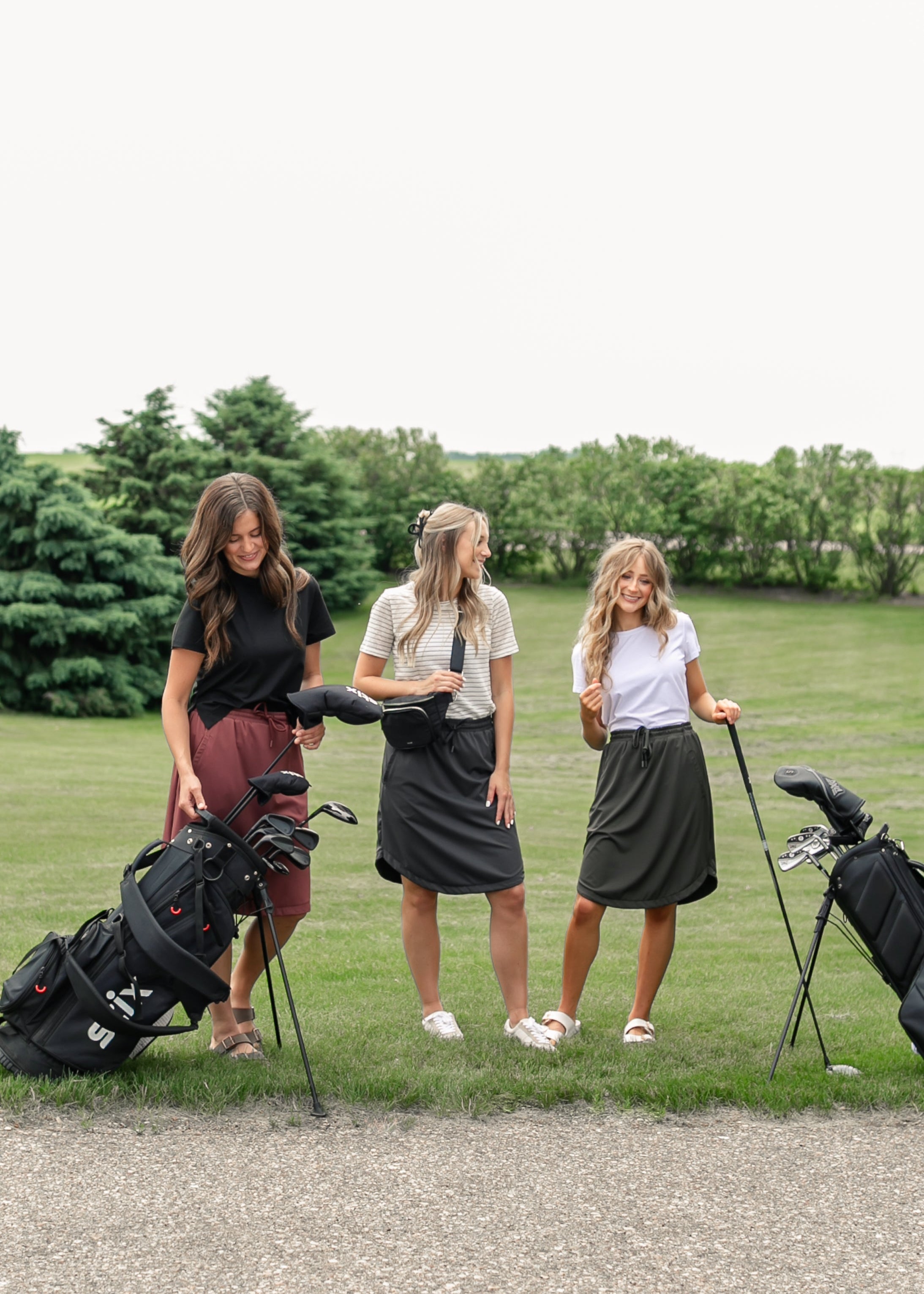 Kenedi Sport Athletic Midi Skirt