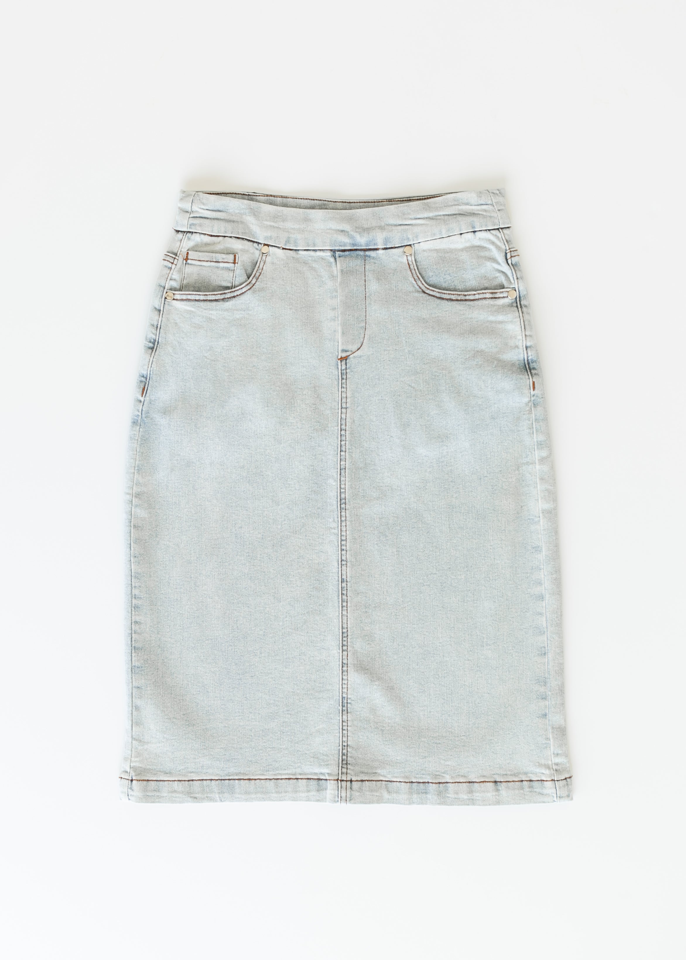 Sandra Midi Denim Skirt