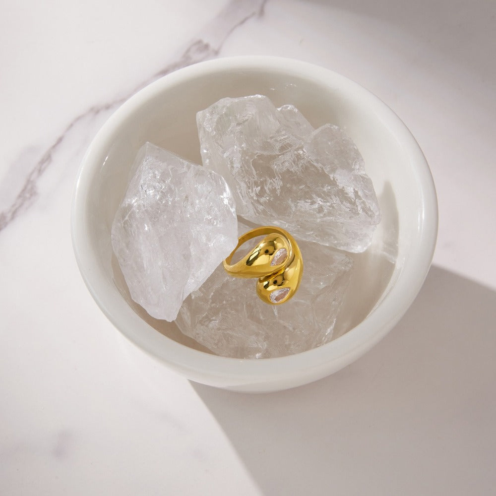 Zircon Solitaire Ring