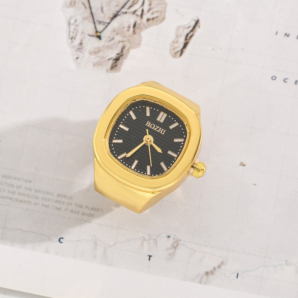 Sale Square Ring Watch Popular Models Can See The Time