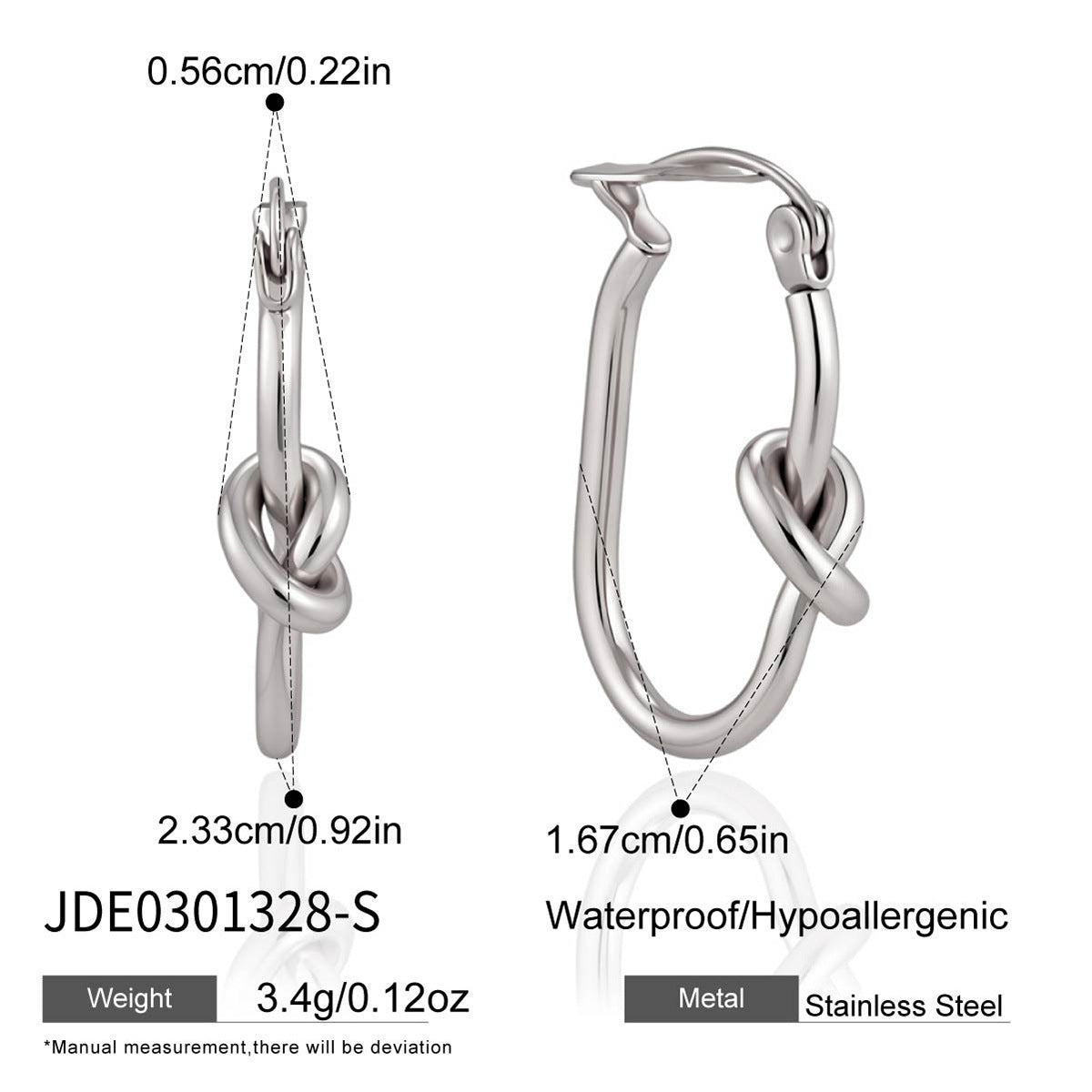 Knotted Huggie Earrings Collection