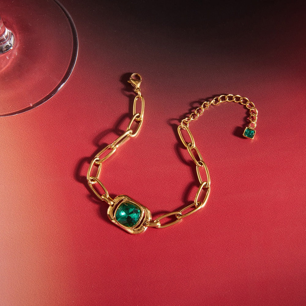 Green Zircon Hand Chain Collection