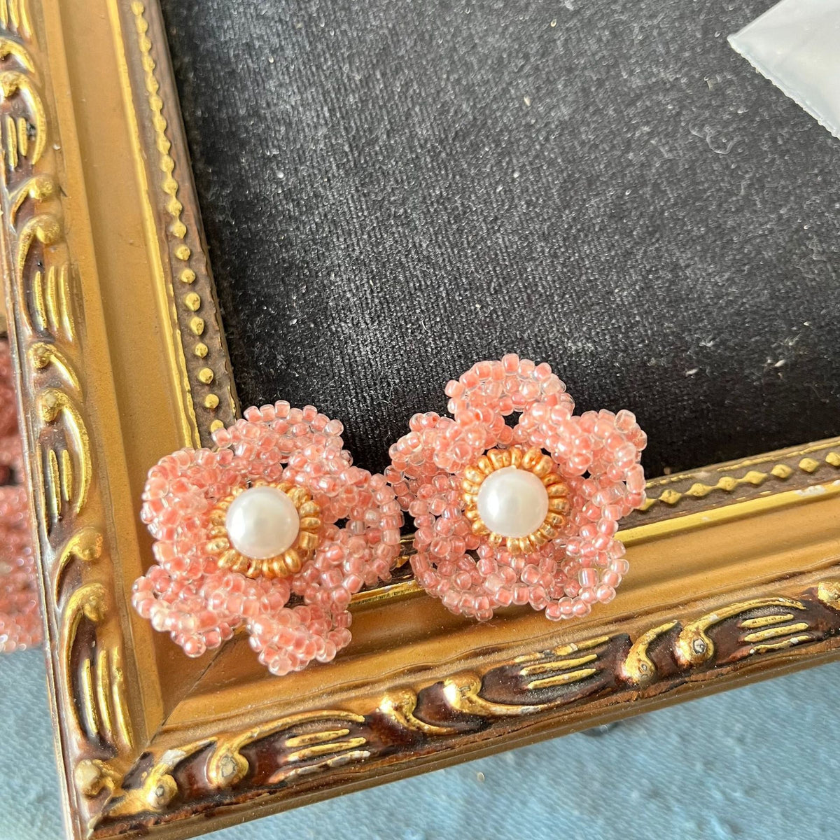 French-style Light-luxury Camellia Stud Earrings For Women