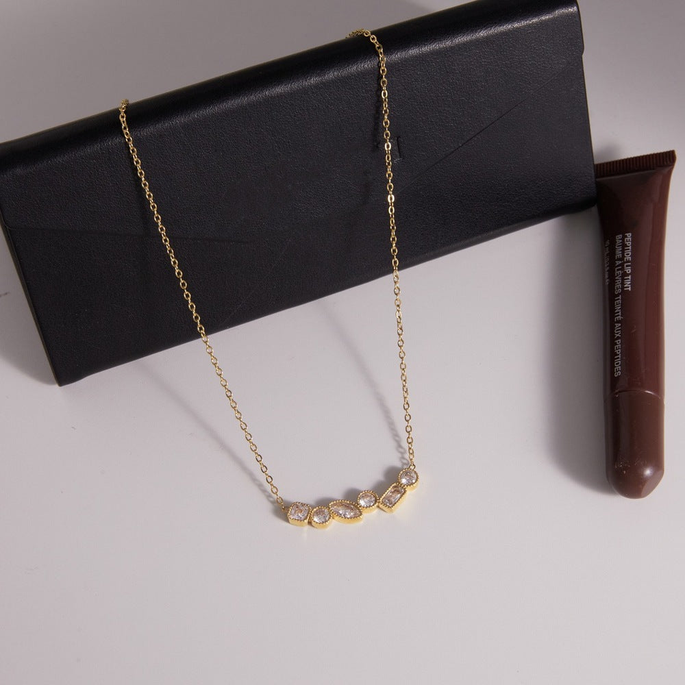 Zircon Pendant Necklace Collection