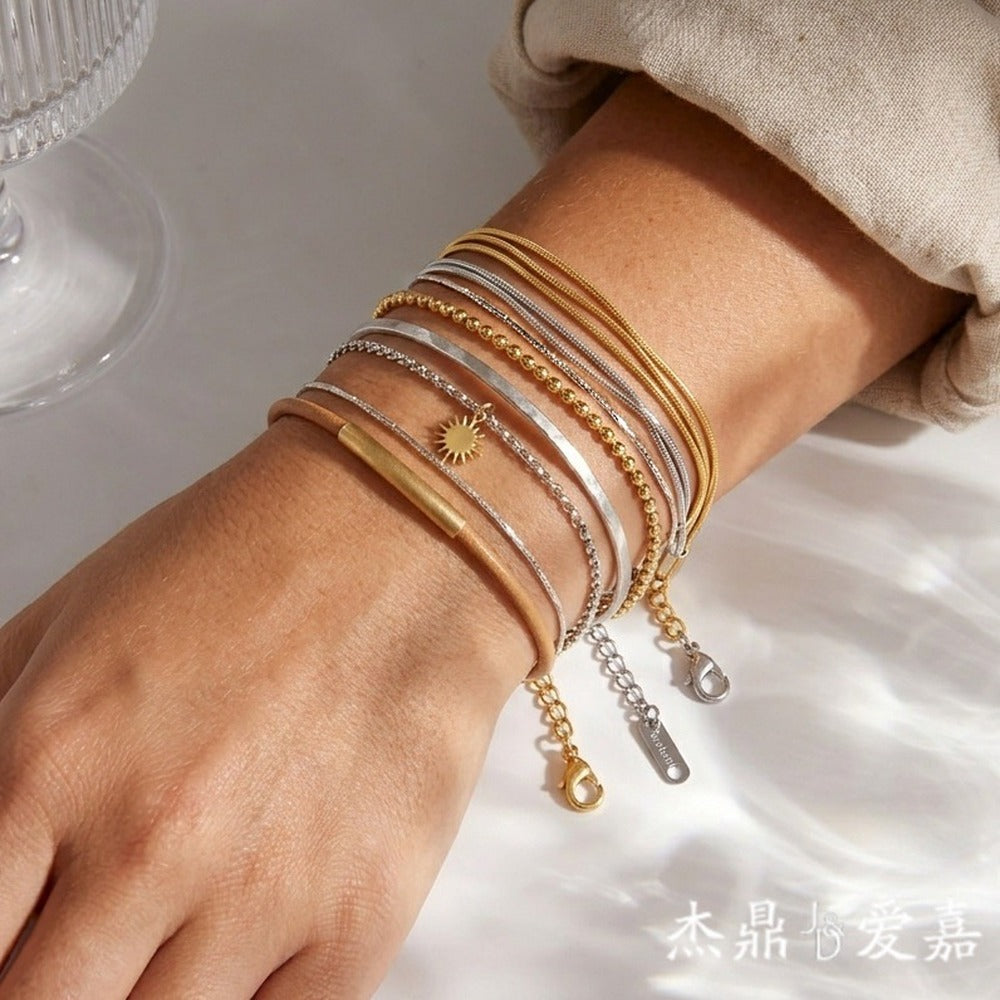 Triple Chain Bracelet Collection