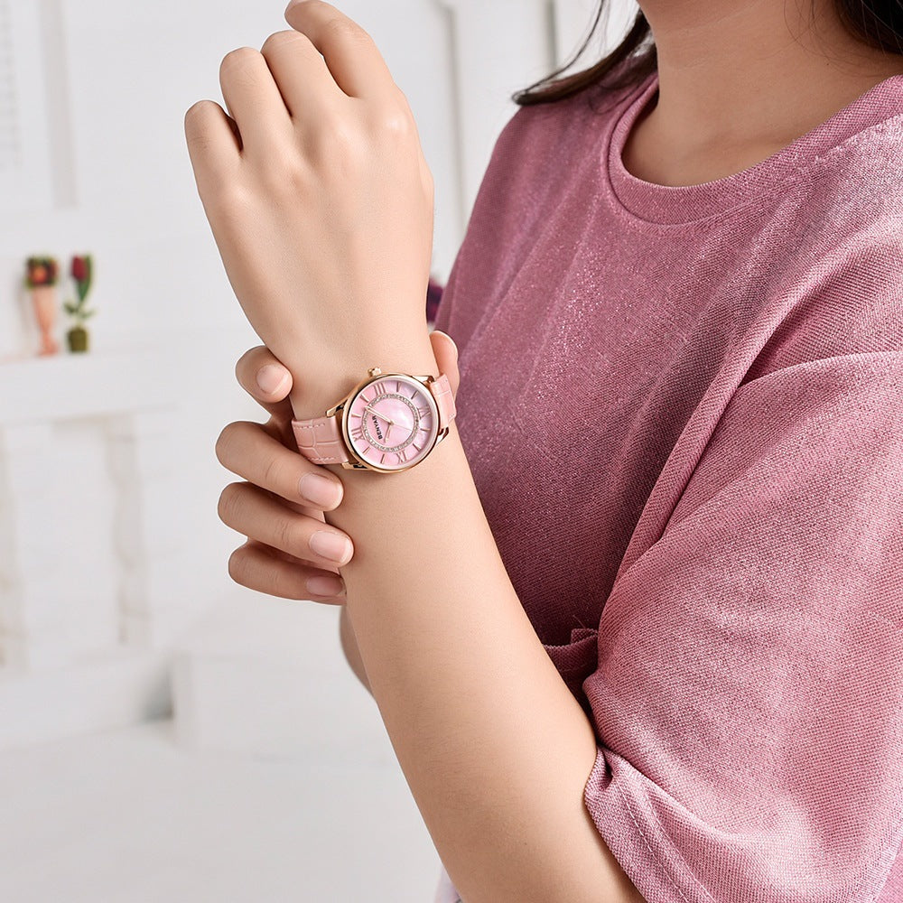 Waterproof Fashionable Simple Quartz Women's Watch