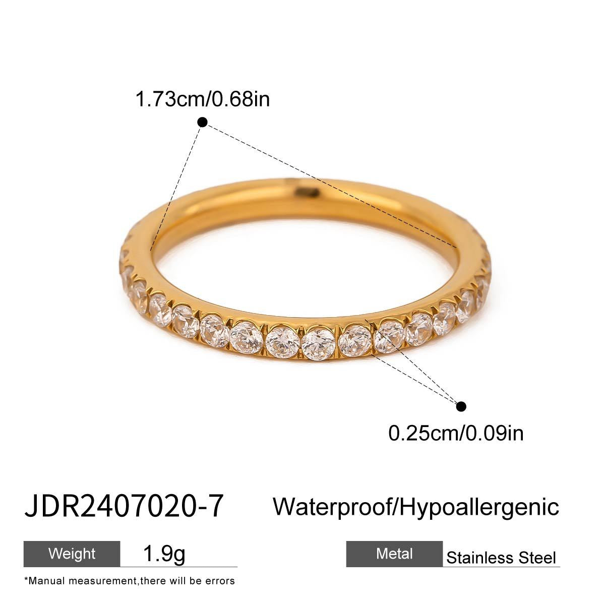 Color Zircon Ring Collection