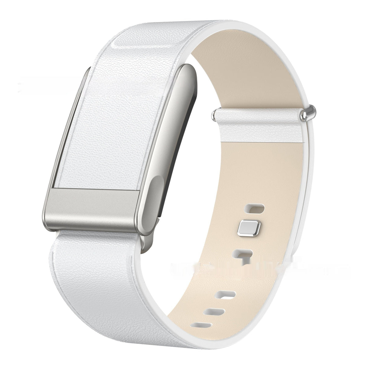Same-style Pin-buckle Leather Watch Strap As The Fitness Tracker