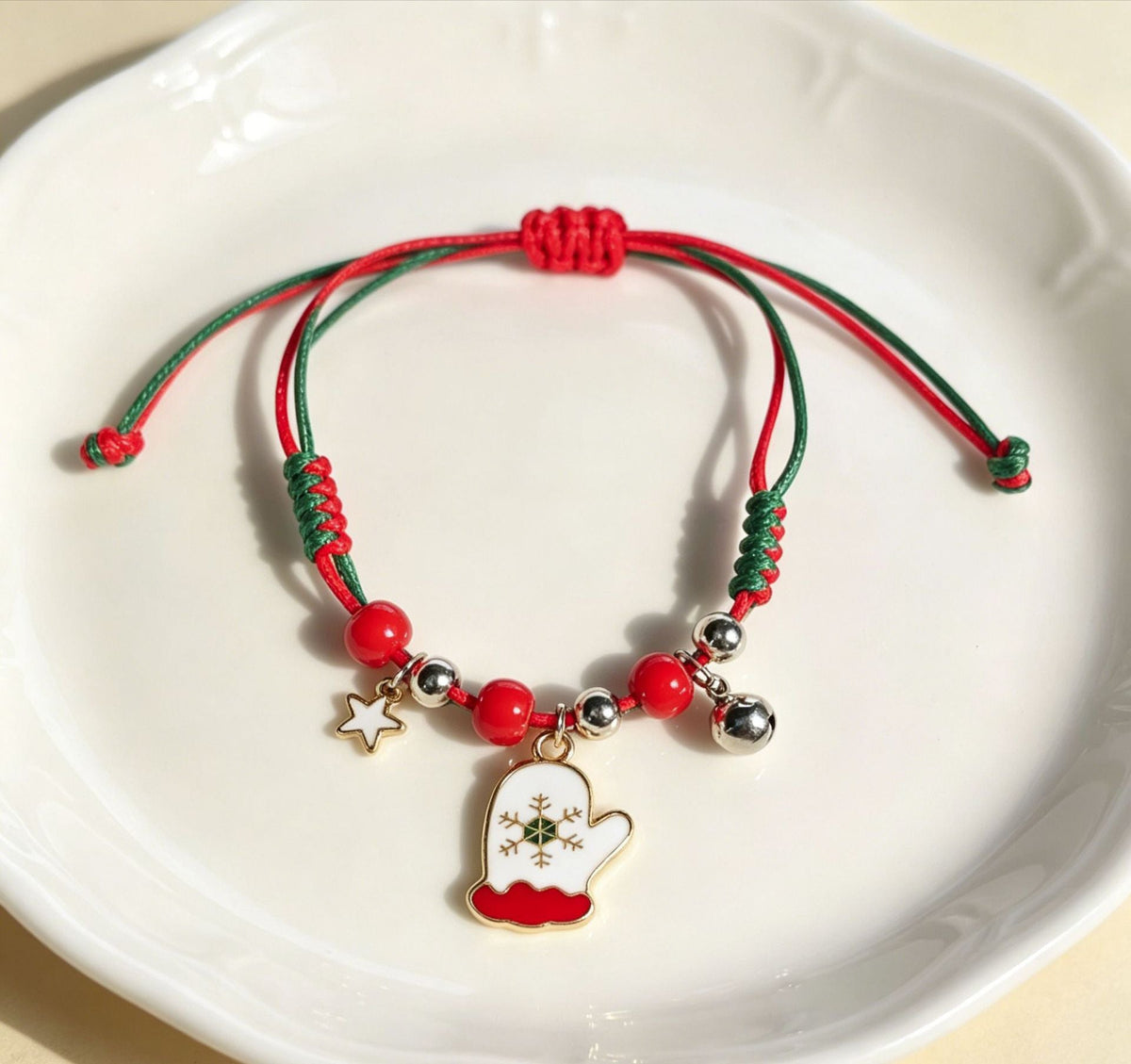 European And American Cross-border Hot Selling Christmas Bracelet Woven Bracelet Bracelet Christmas Gift Factory Supply