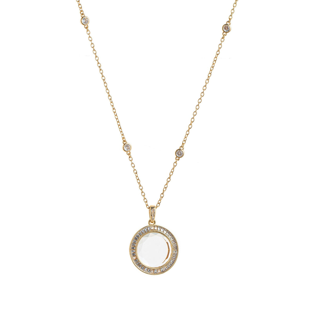 Fox Glass Locket Necklace Collection