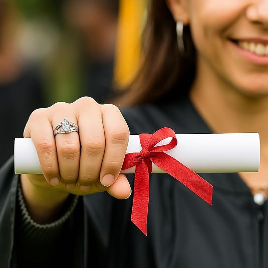 Customized Women's Graduation Ring