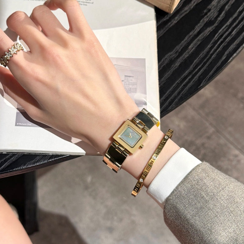 Small Square Watch Light Luxury Niche Fashionable Minimalis For Women