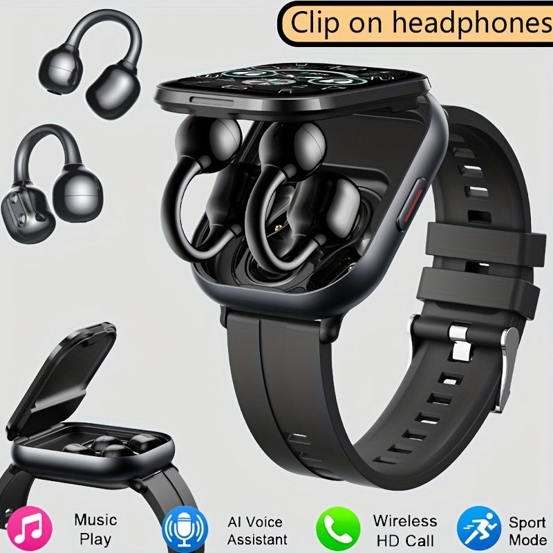 Outdoor Sports Running Bluetooth Headphones Smart Watch