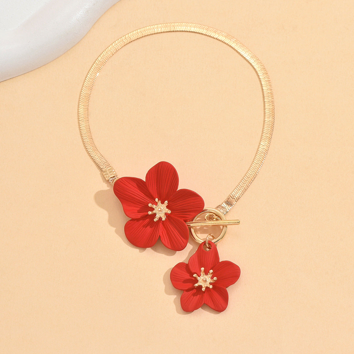 Fashion Simple All-match Flowers Anklet OT Buckle