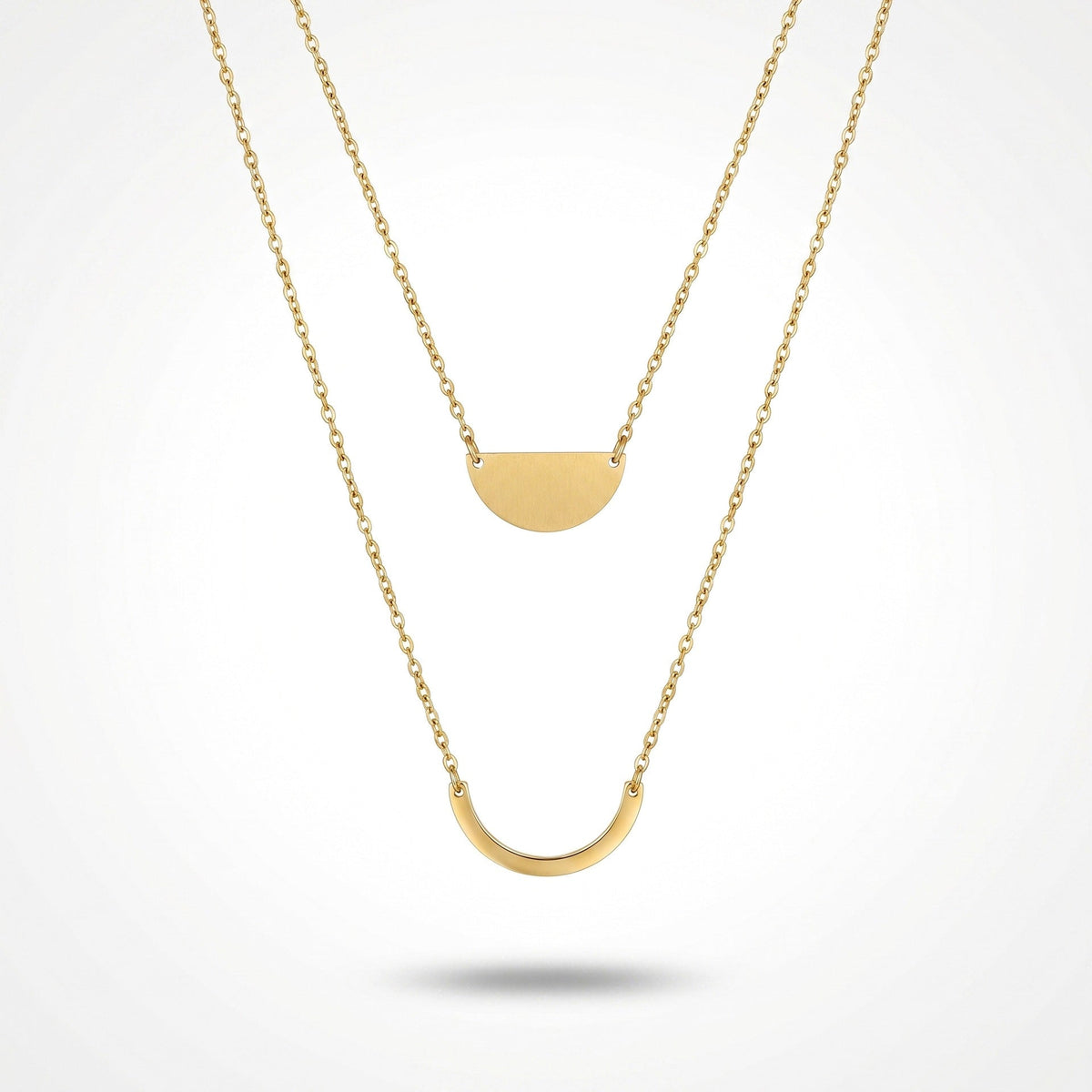 Stainless Steel Gold Pearl Butterfly Clavicle Necklace For Women, Dainty Non Tarnish Elegant Versatile New Lady Neck Jewelry