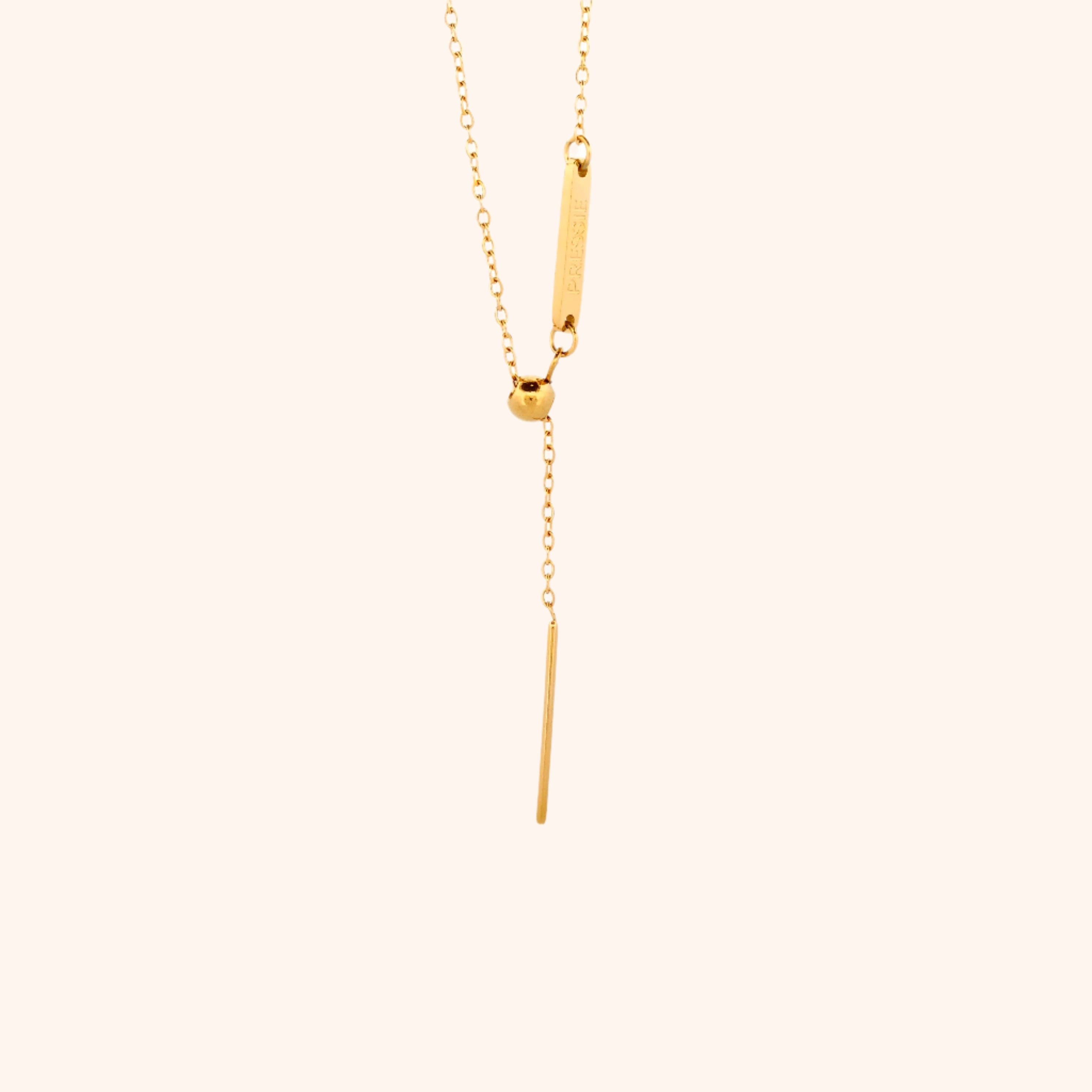 Exclusive Pressie Gold 18" Threader Chain by PRESSIE