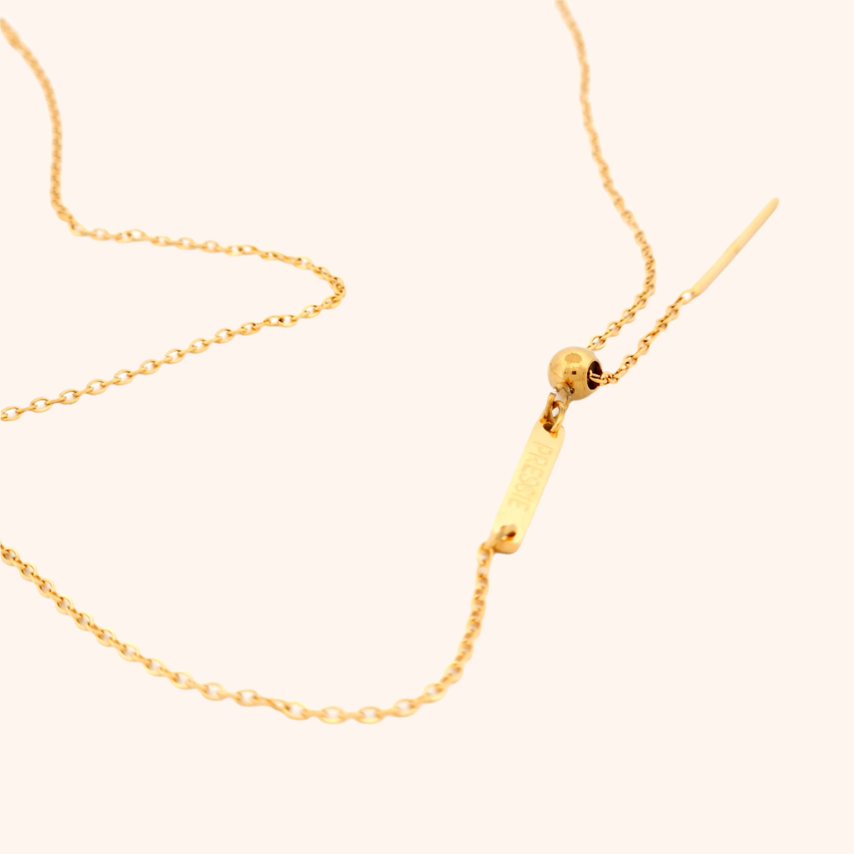 Exclusive Pressie Gold 18" Threader Chain by PRESSIE