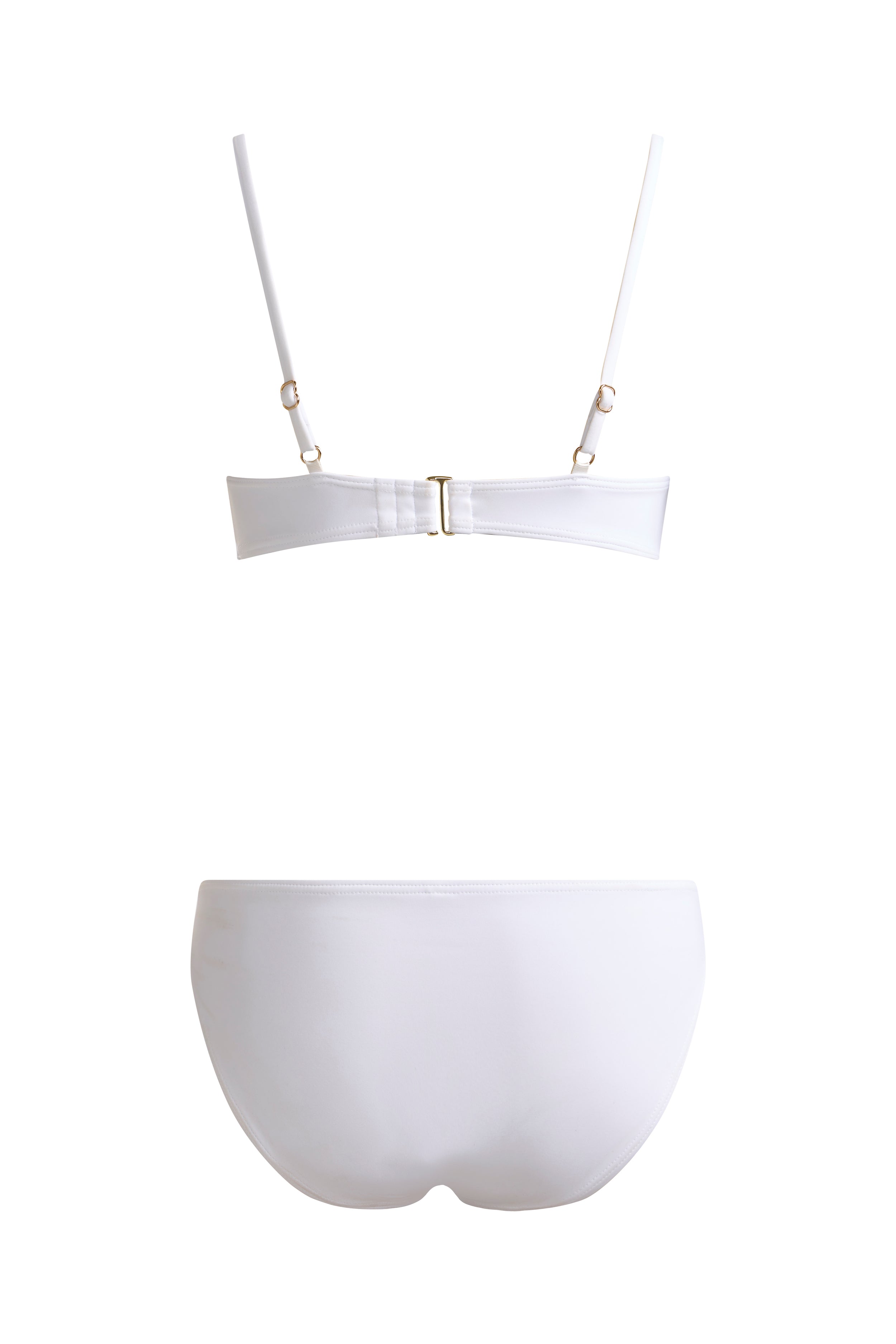 Broderie Bikini White