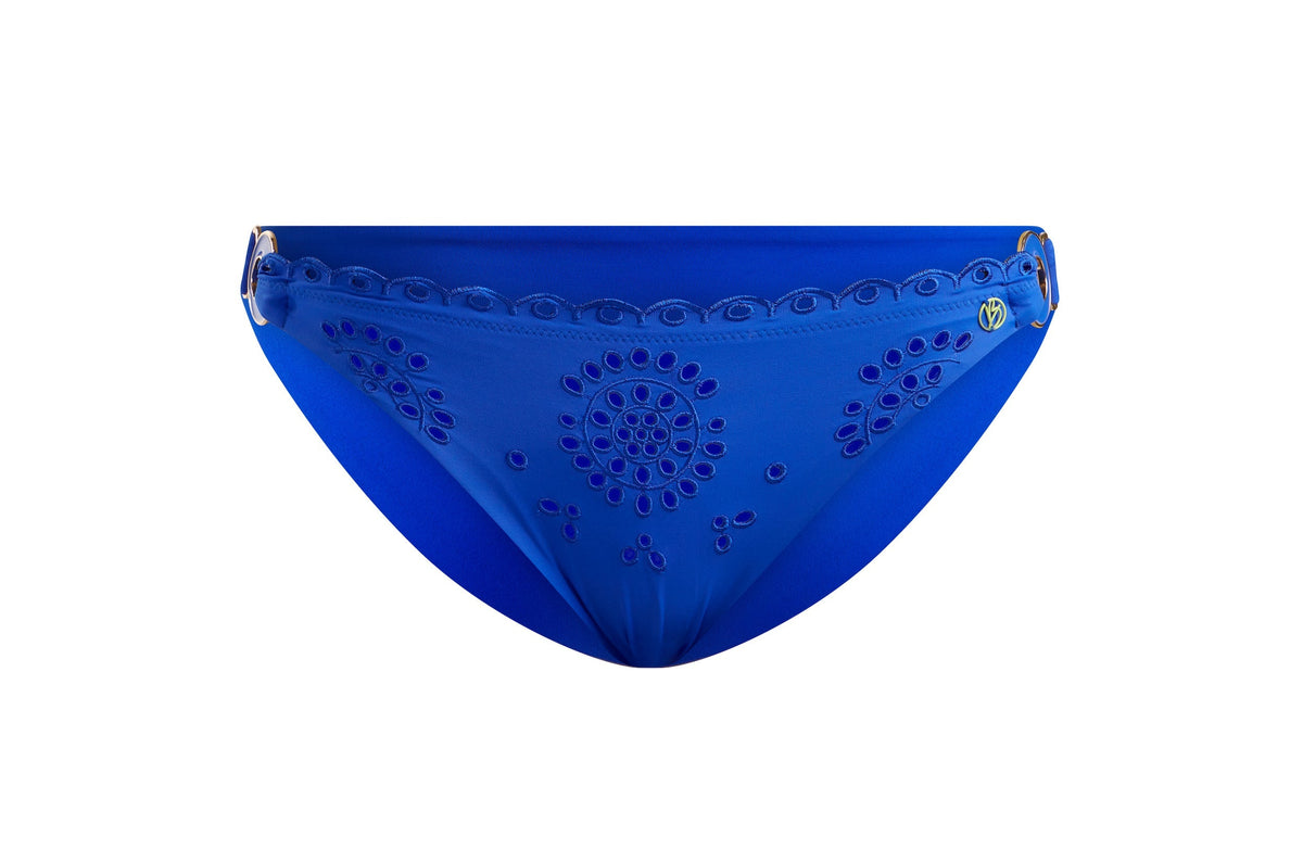 Broderie Bikini Top Cobalt