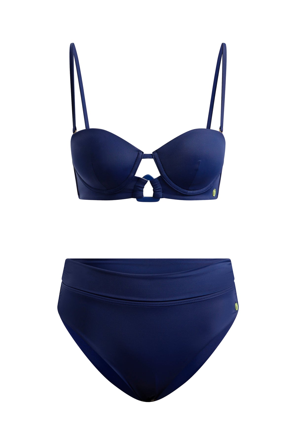 Fold over Midi Brief Navy