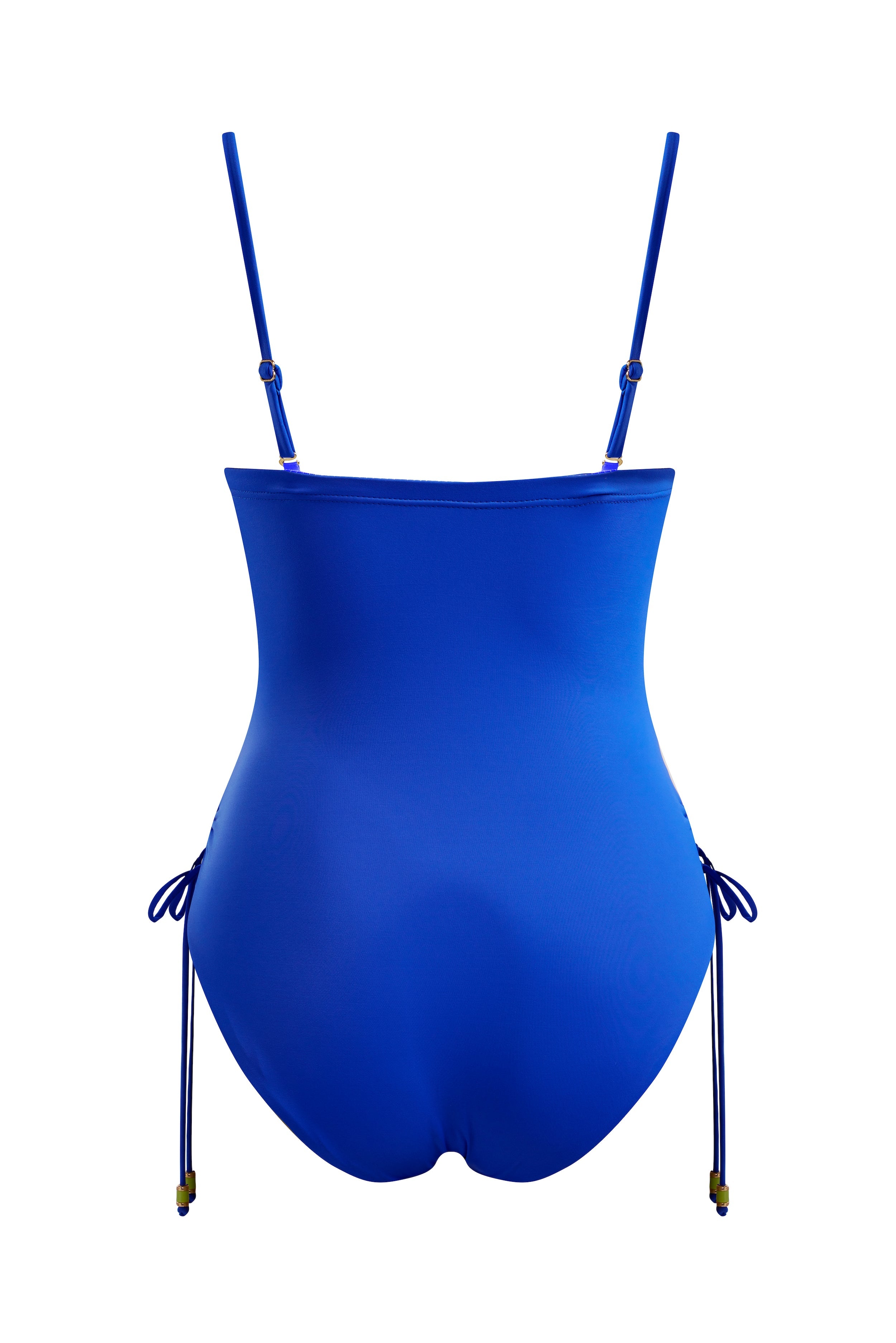 Ruched Side Swimsuit Cobalt