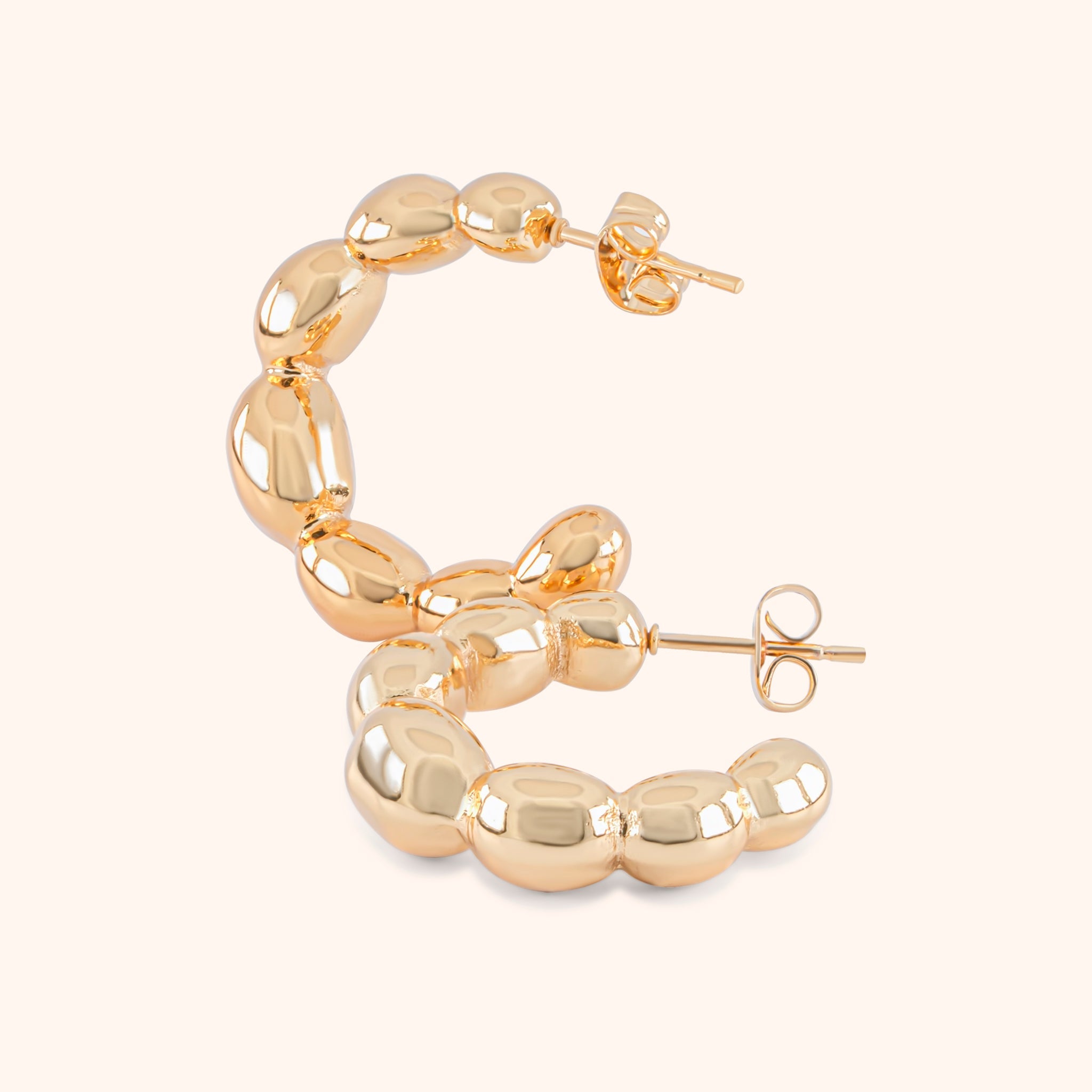 Bloom Hoop Earrings by PRESSIE