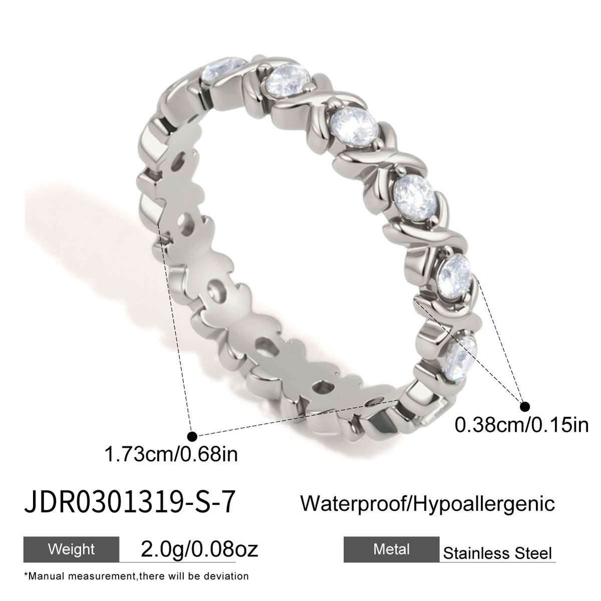 Zircon Band Ring Collection
