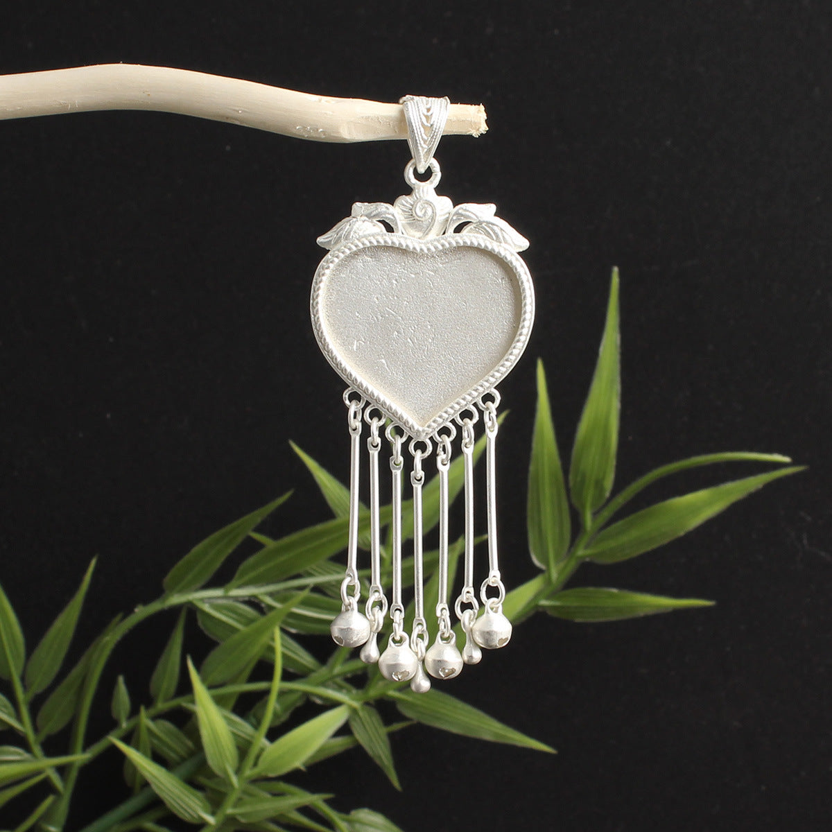 Butterfly Pendant Inlaid With A Bell