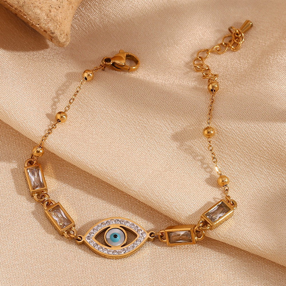 Evil Eye Zircon Bracelet
