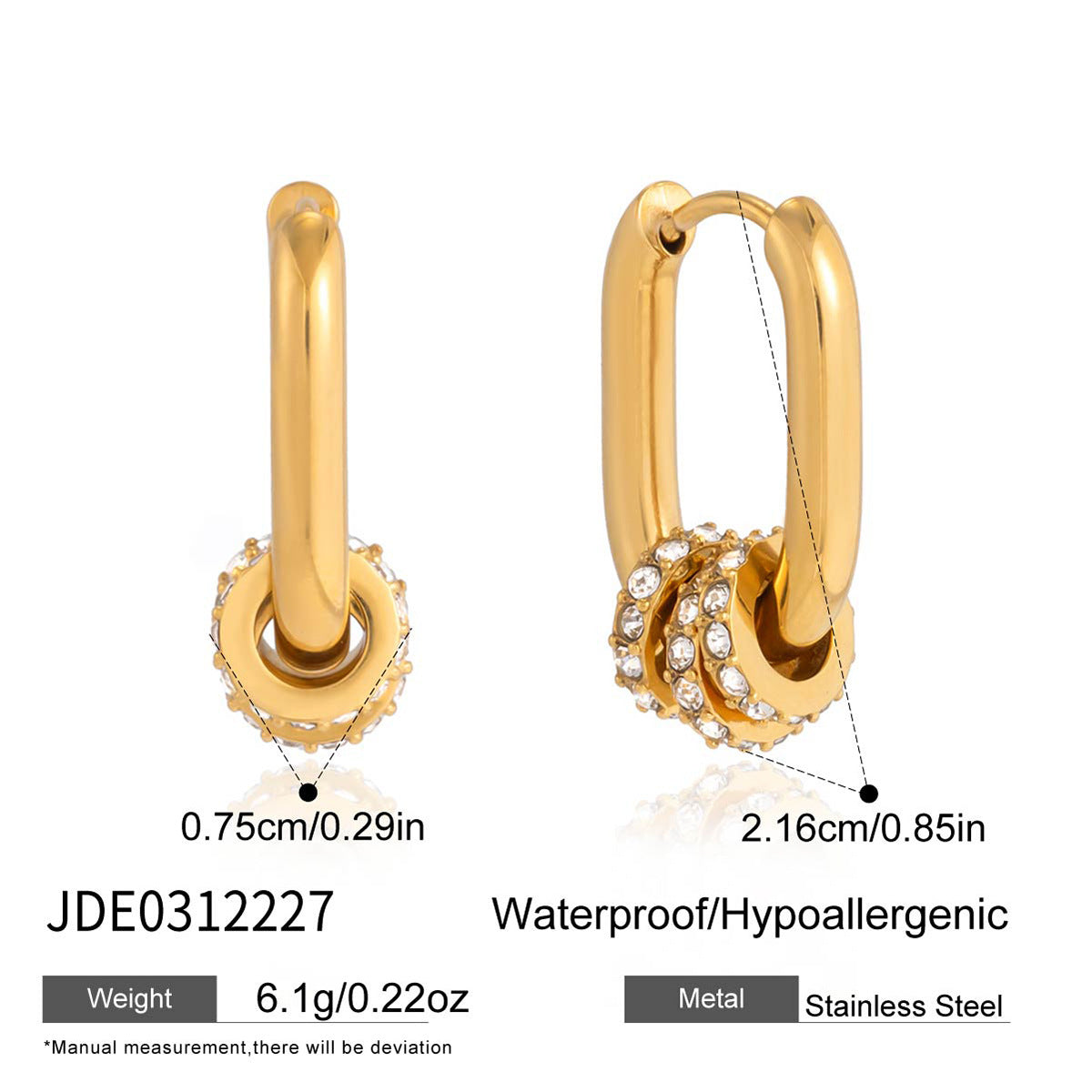 Oval Hoop Earrings Collection