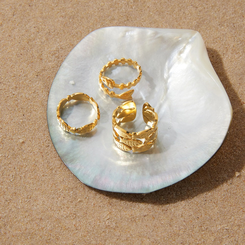 Fish Ring Collection