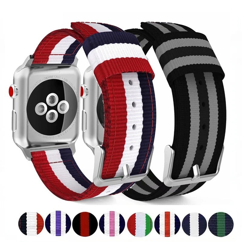 Split Nylon Watchband Canvas Wristband Tide