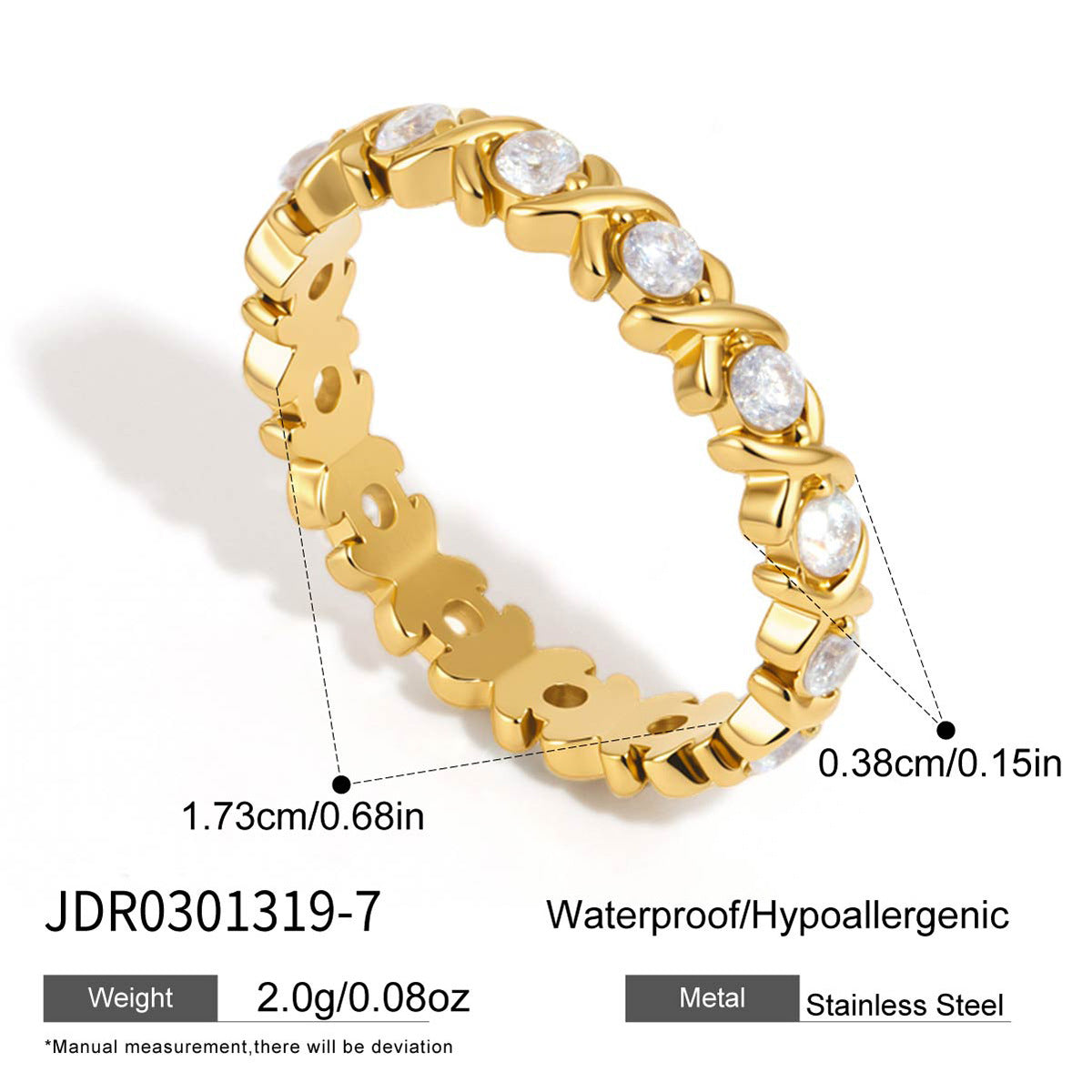 Zircon Band Ring Collection