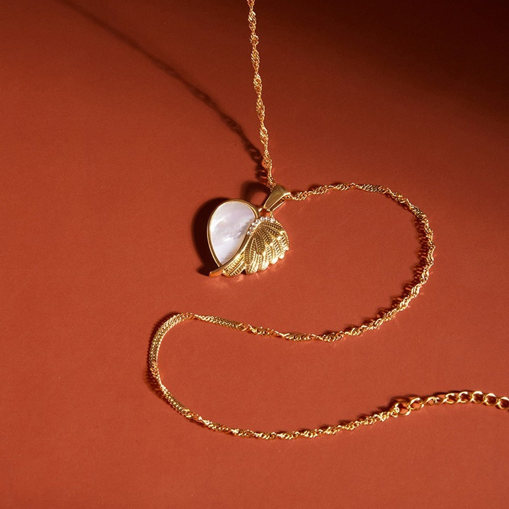 Shell Heart Necklace Collection