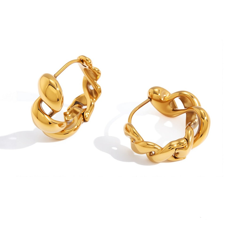 Sculpted Drop Earrings