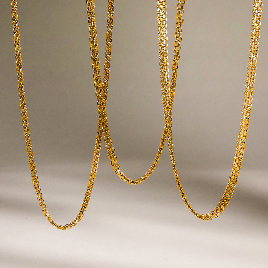 Layered Chain Necklace Collection