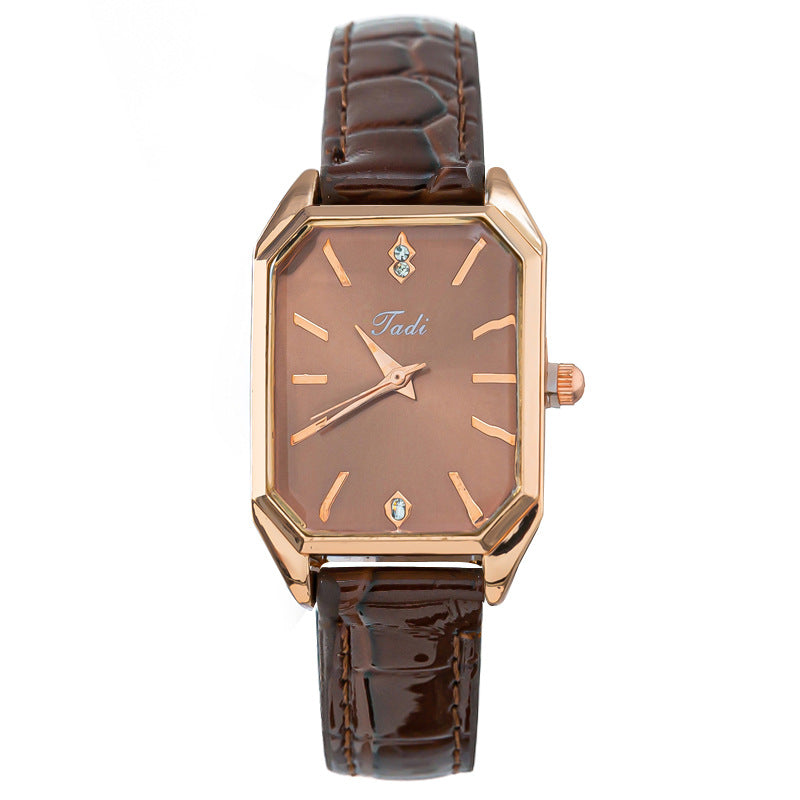 Square Diamond Women's Quartz Watch