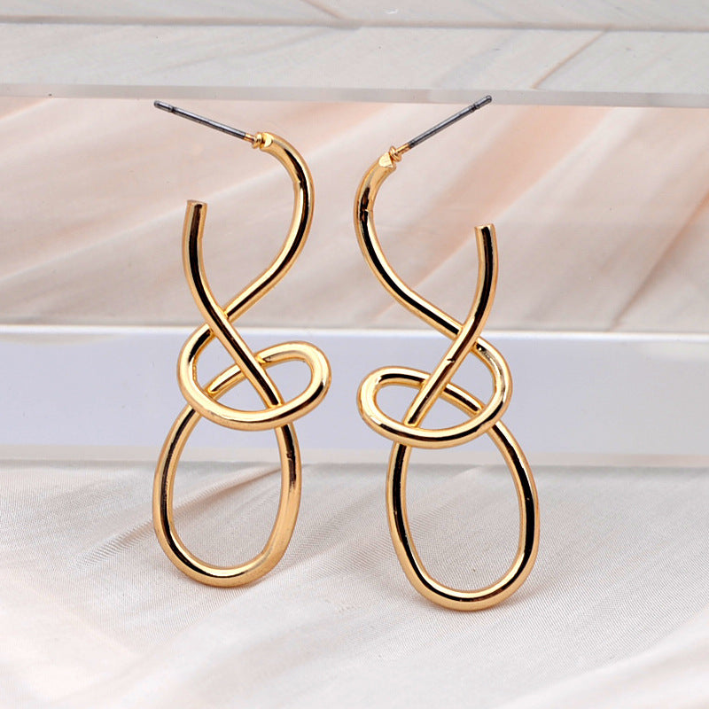 European And American Special-interest Design Ear Studs