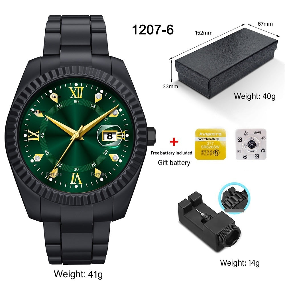 New Mens Watch Stylish Business-oriented Design With A Large Dial