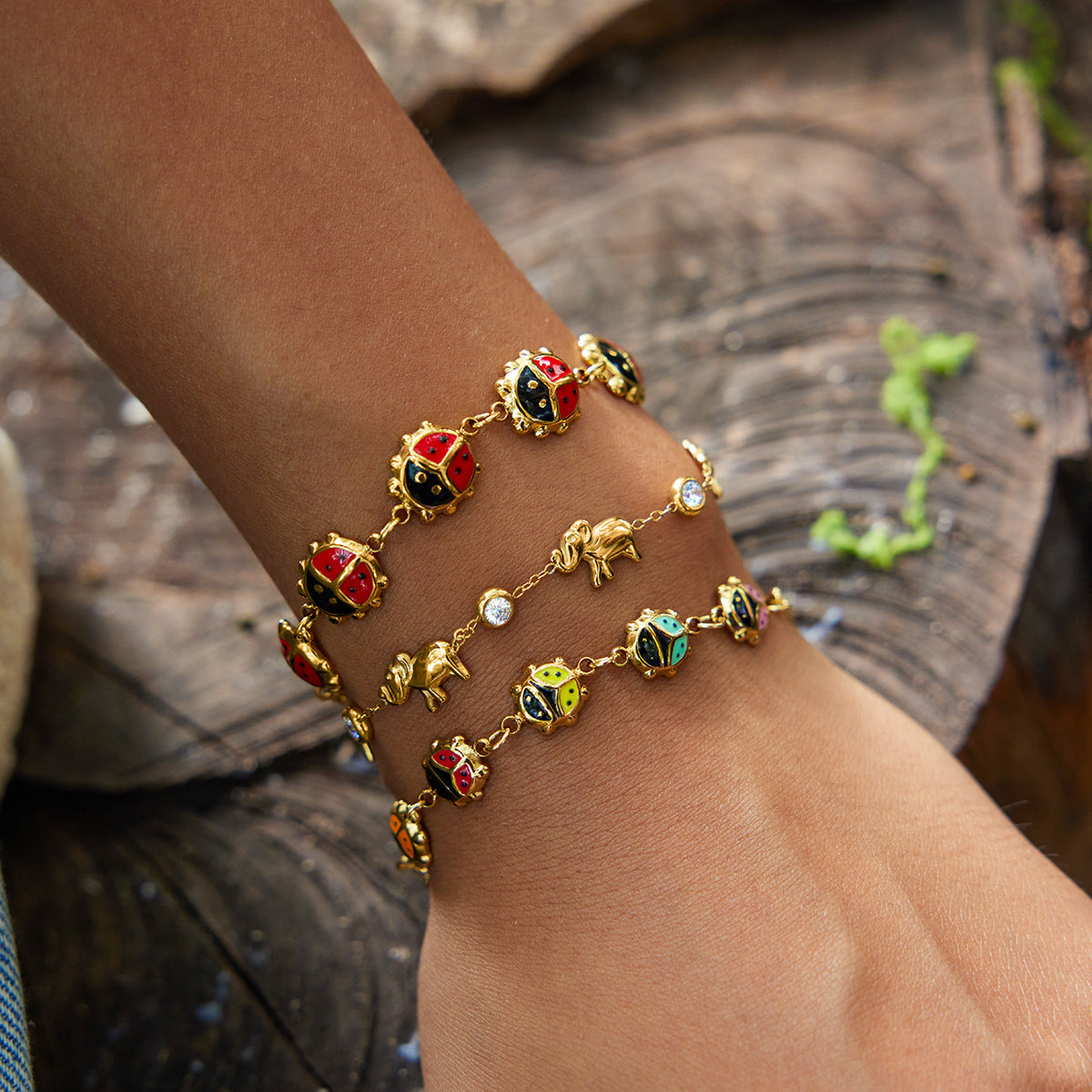 Ladybug Charm Bracelet Collection