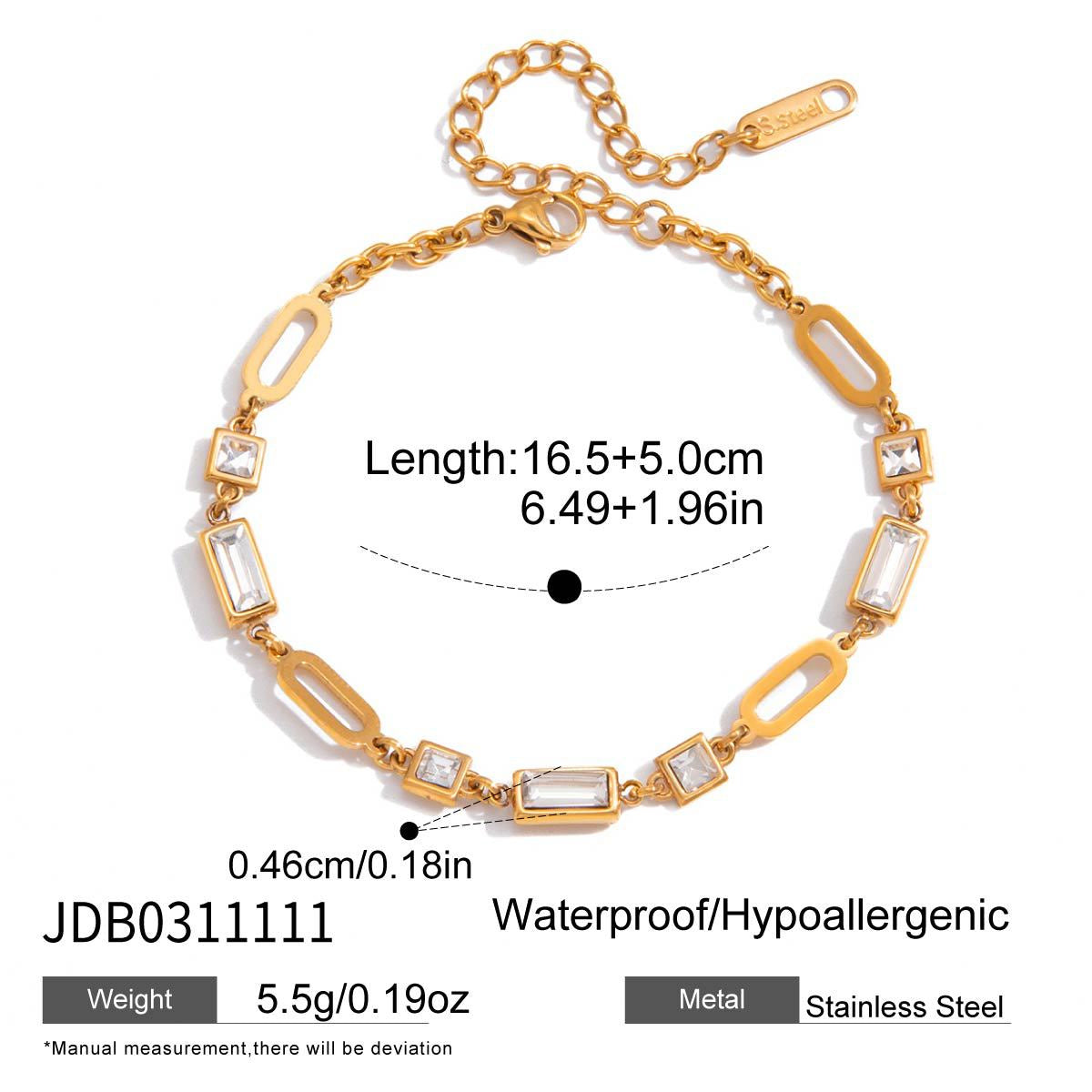 Crystal Layered Bracelet Collection